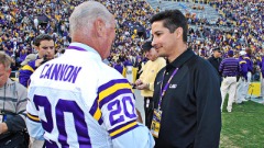 Herb Vincent with LSU football legend Billy Cannon.